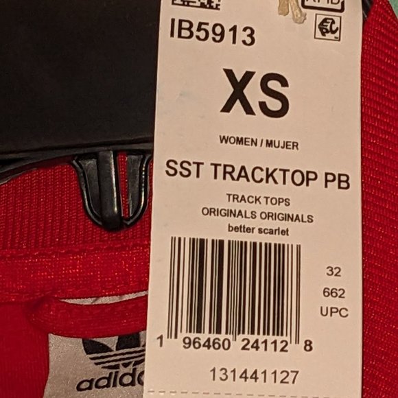 Red womans Adidas active wear jacket - Picture 5 of 6